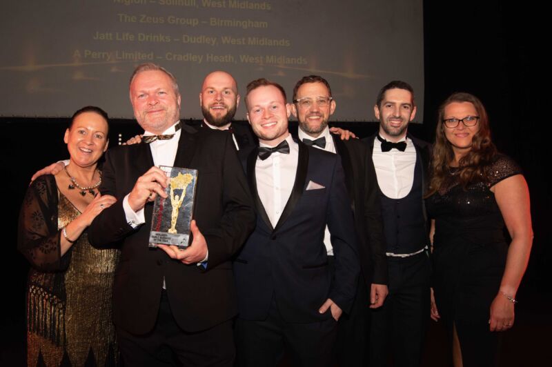 Double award win for A. Perry in Midlands Business Awards