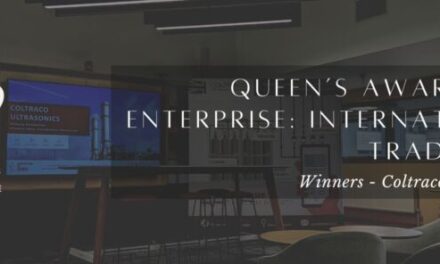 Coltraco Ultrasonics wins Queen’s Award for Enterprise for International Trade, for second time