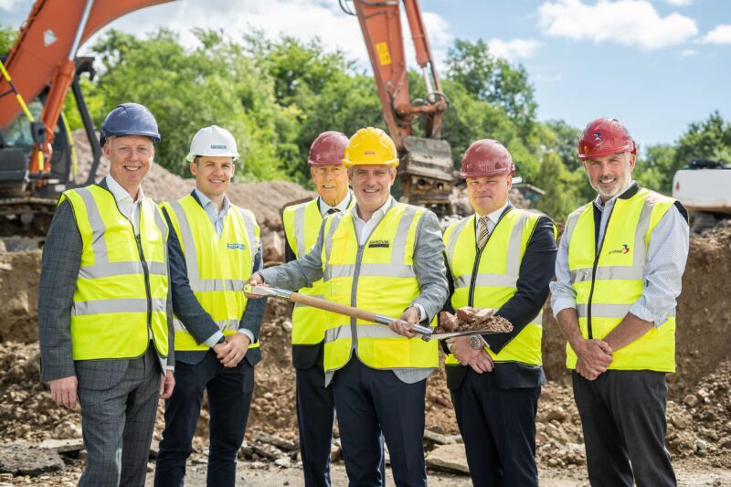 Construction starts on a new UK headquarters for Sandvik Coromant