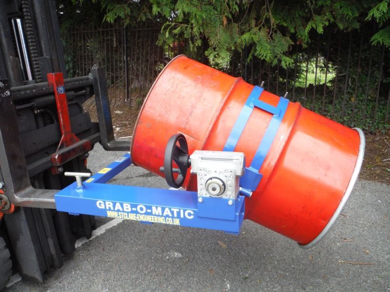 GRAB-O-MATIC Drum and Materials Handling Equipment